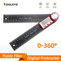 Goniometer ไม้โปรแทรกเตอร์อิเล็กทรอนิกส์ดิจิตอลวัดมุมเครื่องมือวัดหลายมุมไม้บรรทัดเครื่องมืองานไม้เมตรมุม Finder 360