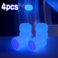 Luminous Tire Valve Cap Car Hub Plug Dustproof Decorative Tire Rim Valve Stem Cover Suitable for Motorcycle Bicycle Accessories