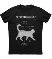 Funny Cat Petting Guide Graphics Cat Owner Gift T Shirt 100% Cotton O Neck Summer Short Sleeve Casual Mens T Shirt Size S 3Xl| | - Aliexpress