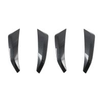 4x for Nissan Navara NP300 2016-2021 Carbon Fibre Car Center Console Instrument Panel Decor Cover