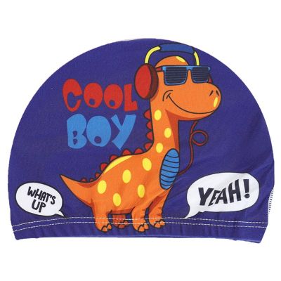 【ร้านกลางแจ้ง Tuoye 】หมวกว่ายน้ำเด็กเด็กลายการ์ตูนสัตว์น่ารักกันน้ำปกป้องหู