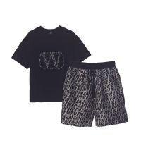 【July hot】 luxury high-end summer suit mens 2023 new t-shirt short-sleeved fashion casual two-piece