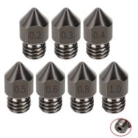 Mega 5pcs Mk8 Hardened Steel Nozzles 0.2 0.3 0.4 0.5 0.6 0.8 1.0mm M6 Thread 1.75mm Filament For 3d Printers Hotend Cr10 Ender3 - 3d Printer Parts amp; Accessories - ELEGANT