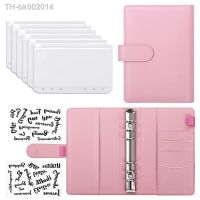 ✘✖✥ 2022 A6 PU Leather Budget Binder Notebook Cash Envelopes System Setwith Binder Pockets for Money Budget Saving Bill Organizer