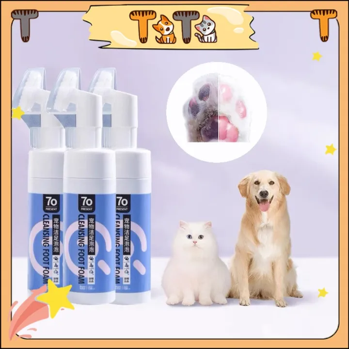 Ti Ti 150ml Dog Paw Cleaner Dog Foot Washer Cat Paw Cleaning Foam Dog