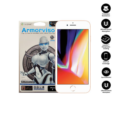 Apple iPhone 8 ( 4.7 ) X-One Armorvisor 7 4th ตัวป้องกันหน้าจอป้องกันแสงสีฟ้า