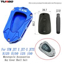 ☒ 2023 New Motorcycle Keychain Keyring Key Cover Shell Suit For SYM JET X JET-X JETX 125 150 X125 High Quality CNC Accessories