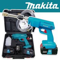 เครื่องฉีดน้ำไร้สาย  Makita  139V (แบต 2 ก้อน)พร้อมกระเป๋าจัดเก็บและอุปกรณ์เสริมพร้อมใช้งานได้เลย