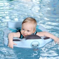 【lz】✌  Mambobaby bebê flutuador natação inflável infantil flutuante criança não-inflável bóia nadar trainer círculo nadar anel