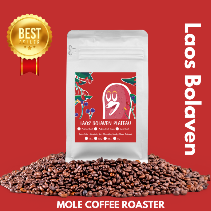 mole-coffee-เมล็ดกาแฟคั่ว-ลาวโบลาเวน-อาราบิก้า-บดฟรี-ส่งไว-คุ้มค่า-ราคาถูก-คั่วใหม่ทุกออร์เดอร์