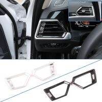 Carbon Fiber AC Front Air Outlet Frame Decoration Stickers Covers For BMW 3 Series G20 G28 2020 Interior Essories