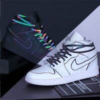 120 CM Holographic Reflective Shoelace Rope Women Men Glowing In Dark Shoe Laces For Sneakers Sport Shoes Rope Bootlaces