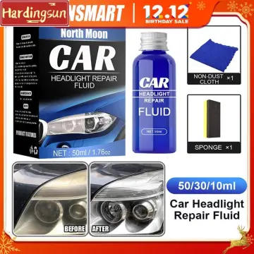 10/30/50ml Car Headlight Repair Liquid Car Headlight Cleaner Car