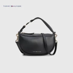 Tommy Hilfiger TH Chic Nylon Shoulder Bag - Black