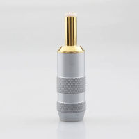 คุณภาพสูง Audiocrast 24K Gold Plated DC2.1 Connector สำหรับ Hi End Audio เกรด HIFI DC2.5 Plug