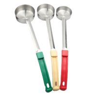 Stainless Steel Portion Control Solid Serving Spoon 3-Piece Combo Set 2Oz, 3Oz, 4Oz