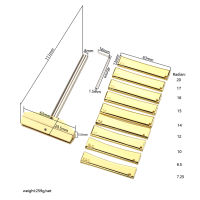 กีต้าร์ Fingerboard หงุดหงิดกด Caul กับ9ชิ้นทองเหลืองเรเดียนหงุดหงิดแทรกสำหรับกีต้าร์ Luthier เครื่องมือ,ทอง