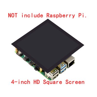 4inch Touch Screen Expansion Board Square DPI LCD Display Monitor Module HAT for RPI Raspberry Pi Zero 2 W WH 3B 4B 3 Model B 4