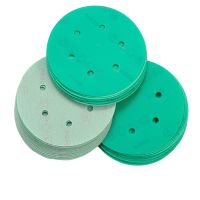 25 Pieces Of Sanding Discs 6 Inches 6 Holes, Dry and Wet Sandpaper,for Random Track Sanding, Wood Polishing, Metal