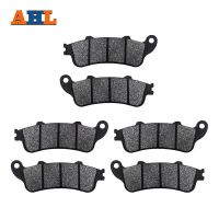 ：》“{： AHL 3 Pairs Motorcycle Brake Pads For HONDA VFR 800 VFR800 Interceptor 1998-2005 Black Brake Disc Pad