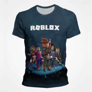 Boys Girls Kids Roblox Cartoon Anime 3d Printing Short Sleeved New