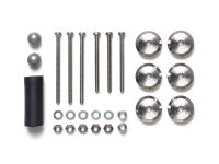 95608 TAMIYA Mini 4WD Adjustable Mass Dampers (2.5g Weights x6/Silver)