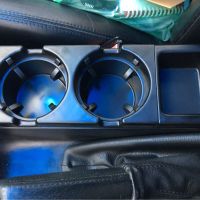 Black Car Center Console Water Cup Holder Beverage Bottle Holder Coin Tray For Bmw 3 Series E46 318I 320I 98-06 51168217953