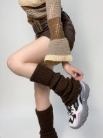 Thaya Kawaii ขาอุ่นถุงเท้า Y2K Harajuku Ribbed ถักขาอุ่นถุงเท้า Boot Cosplay Party Dance Partywear