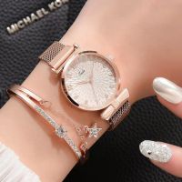 Luxury Brand Women Watch 2023 New Elegant Ladies Waterproof Watches With Bracelet Leather Strap Quartz Wristwatch Dropshipping