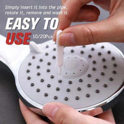 【CC】 10/20pcs Shower Cleaning Washing Anti-clogging Small Pore Toilet Hole