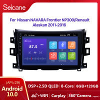 Seicane 10.1นิ้วAndroid 10.0 สำหรับ20112012 2013 2014 2015 2016นิสสันนาวาราNP300 Renault Alaskan วิทยุบลูทูธเครื่องเล่นวิทยุติดรถยนต์ระบบGPS 3กรัมWiFiกระจกทีวีลิงค์USB SDอัตโนมัติA/V