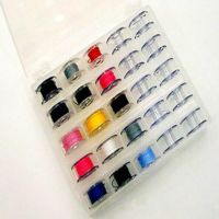 tr1 Shop 25 Solts Empty Bobbins Spools Sewing Machine Box Case Organizer Storage