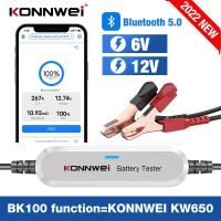 ZZOOI KONNWEI BK100 Wireless BT5.0 Car Motorcycle Battery Tester 6V 12V Auto Battery Analyzer 100-2000 CCA Charging Inspection Tools