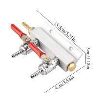 Muti 2/3/4 Way Homebrew การจ่ายก๊าซ Co2ตัวแยกแบบท่อร่วมเครื่องมือหนาม1/4ดราฟท์เบียร์เคกเจอเรเตอร์ (Kegerator) สำหรับการชงเบียร์หมักบ้าน