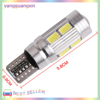 yangguangxin 1X 10SMD T10สีขาว5630 LED 194 W5W CANbus ข้อผิดพลาดรถฟรี Side WEDGE Light bulb