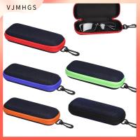 VJMHGS ใหม่ แบบพกพา ผ้ายีนส์ กล่องแว่นตา เคสแว่น ป้องกันแว่นตา ซองใส่แว่นตาแบบมีซิป