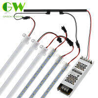 ไฟหลอด LED 24V 50ซม. 36Led ความสว่างสูงประหยัดพลังงาน2835แถบไฟ LED พร้อมแหล่งจ่ายไฟหลอดนำไฟฟ้าสำหรับตกแต่งตู้ครัวในบ้านผนัง