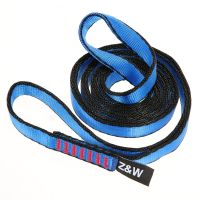 23KN 16มม.120ซม./3.9ft Rope Runner Webbing สายคล้องคอเข็มขัดสำหรับปีนเขากีฬาปีนเขา Caving Rappelling Rescue Engineering