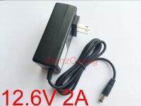 1PCS High quality 100-240V 12.6V 2A polymer lithium battery charger 12.6 V2A power adapter charger dual IC 12.6V2A US Plug