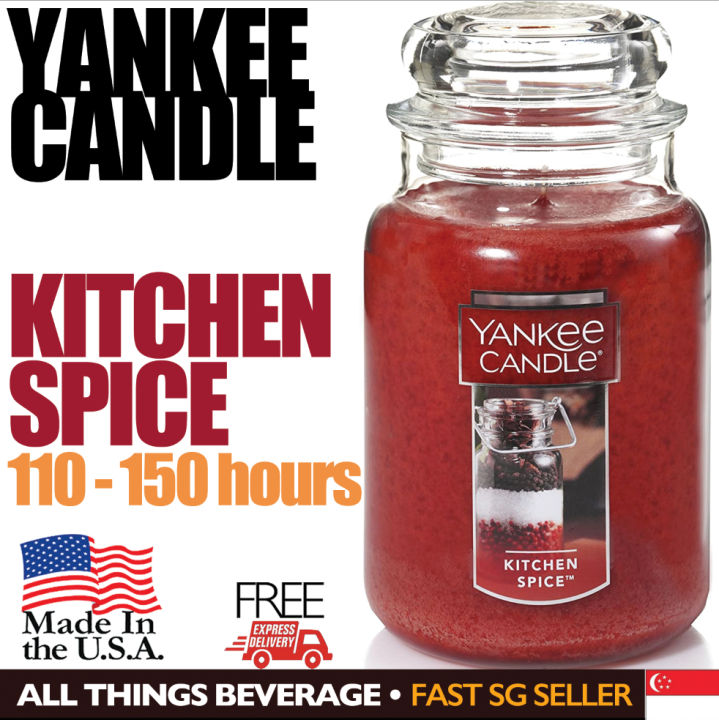 Yankee Candle Kitchen Spice - 22 oz Original Large Jar Scented Candle 