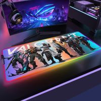 Gaming Valorant Pad Mouse Desk Mat Manga Carpet Keyboard and Table Pads Xxxl Setup Accessories Backlit Rgb Mats Rubber Led Pc Xl