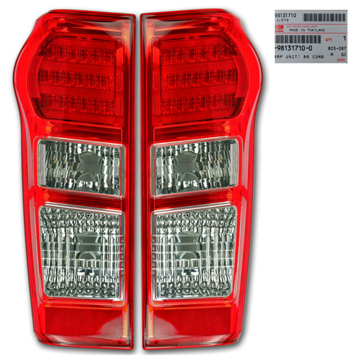 ไฟท้าย-led-ขวา-ซ้าย-แท้-สี-red-d-max-isuzu-2-4-ประตู-ปี2012-2014-ขนาด-มีบริการเก็บเงินปลายทาง