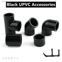 ☂ 2 20PCS 2025mm Thicken Black UPVC Connectors Aquarium Accessories Fish Tank Joints Garden Irrigation Fittings Water Pipe Joint