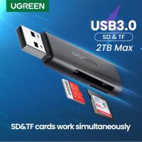 Ugregreen การ์ดรีดเดอร์ USB 3.0ไปยัง SD ไมโครการ์ดความจำอะแดปเตอร์เมมโมรี่การ์ดสำหรับพีซีอุปกรณ์เสริมแล็ปท็อปเครื่องอ่านการ์ดอัจฉริยะหลายเครื่องอ่านการ์ด