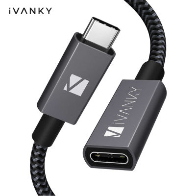 iVANKY USB-C To USB-C GEN 2 Cable [Female] Extension เพิ่มความยาว [Output for 20V 5A 100W Up to 10Gbps data transfer] รับประกัน