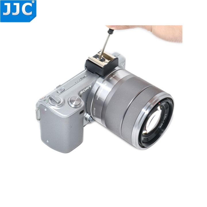 jjc-msa-6-smart-accessory-terminal-to-standard-hot-shoe-flash-microphone-adapter-for-sony-nex5-nex-5n-nex-c3-nex-3-camera