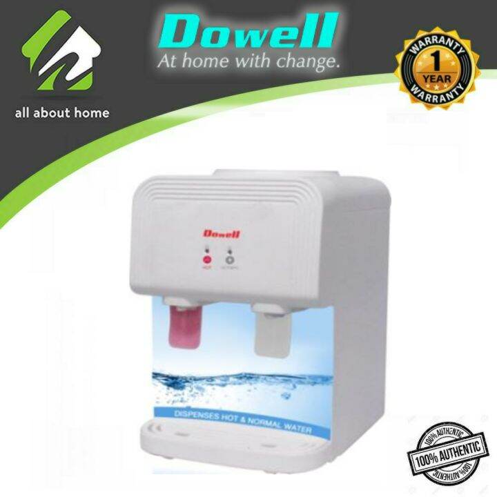 Dowell Water Dispenser Table Top Hot and Warm WDT50H Lazada PH