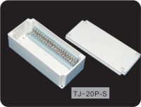 TJ-20P-S : Terminal Block Box IP66 (กล่องพลาสติก พร้อมเทอร์มินอลบล็อก)TIBOX , Size : 100x223x75 mm.