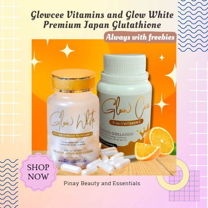Fab Organics GlowCee 7 in 1 Vitamins C with Collagen and Zinc with Glow
