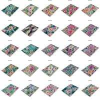 【CW】 Flowers Coaster Drink Abstract Map 42X32Cm Printing Set De Table Servilletas Tela